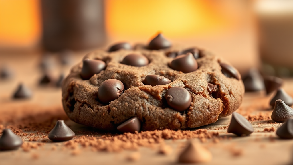 Cocoa-flavored cookie treat