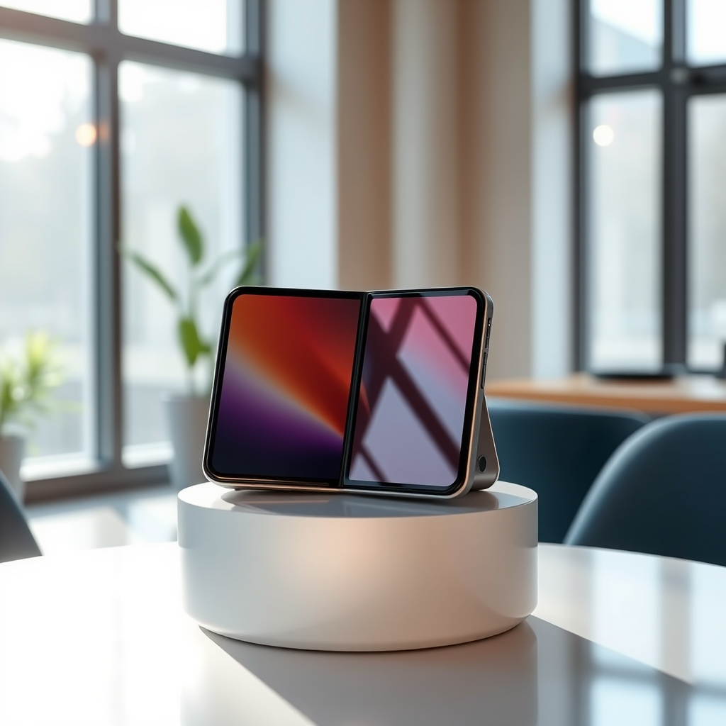 'Huawei Mate X2 model' which is a sub-description of the title 'Top 10 Foldable Smartphones for 2023'