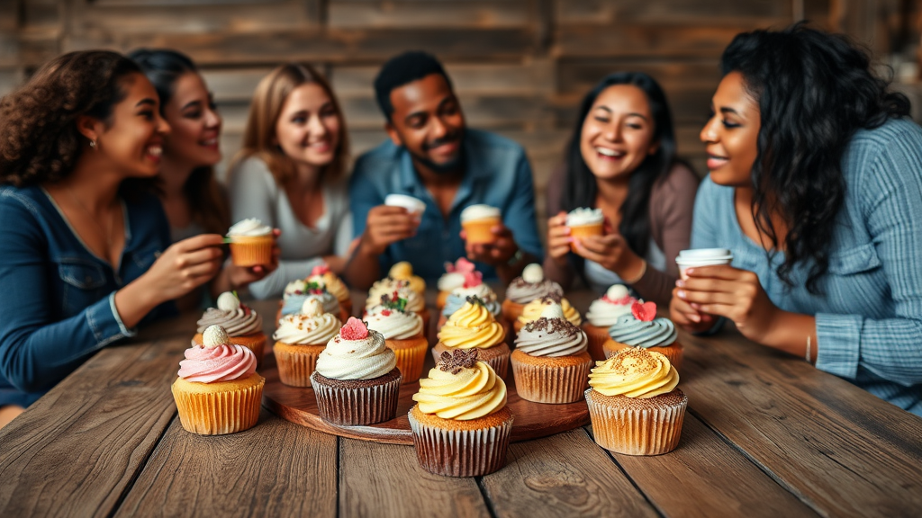 'Product Disclaimer: Our Cup Cakes are designed for enjoyment and made with quality ingredients. However, please be aware that they may contain allergens including but not limited to gluten, eggs, dairy, and nuts. We recommend reviewing our ingredient list carefully, especially for those with food sensitivities or allergies. Whole cupcakes are intended for personal consumption and should not be shared with individuals who have known food allergies without proper consultation. Individual results may vary, and while we strive for consistency in texture and flavor, variations may occur due to the handcrafted nature of our products. Enjoy responsibly!' which is a sub-description of the title 'Discover the Delight of Cupcakes'