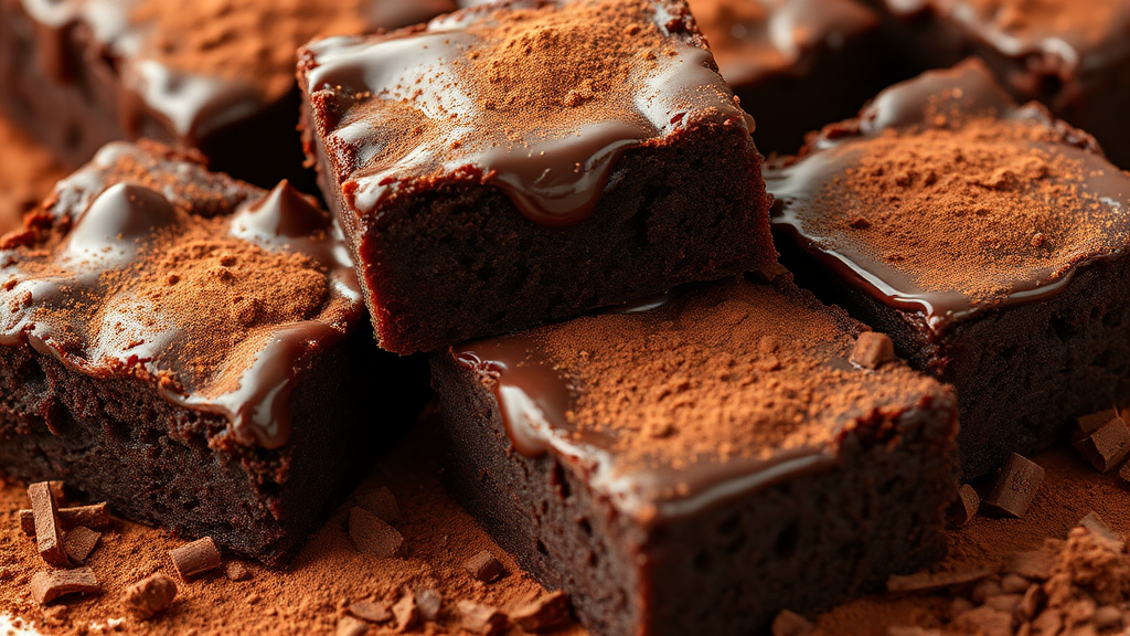 Indulge in Our Decadent Chocolate Brownies Temptingly Tasty and Good!