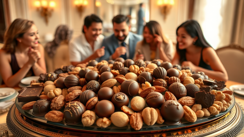 'Nutty Bliss' which is a sub-description of the title 'Top 10 Nutty Treats for Chocolate Lovers in 2023'