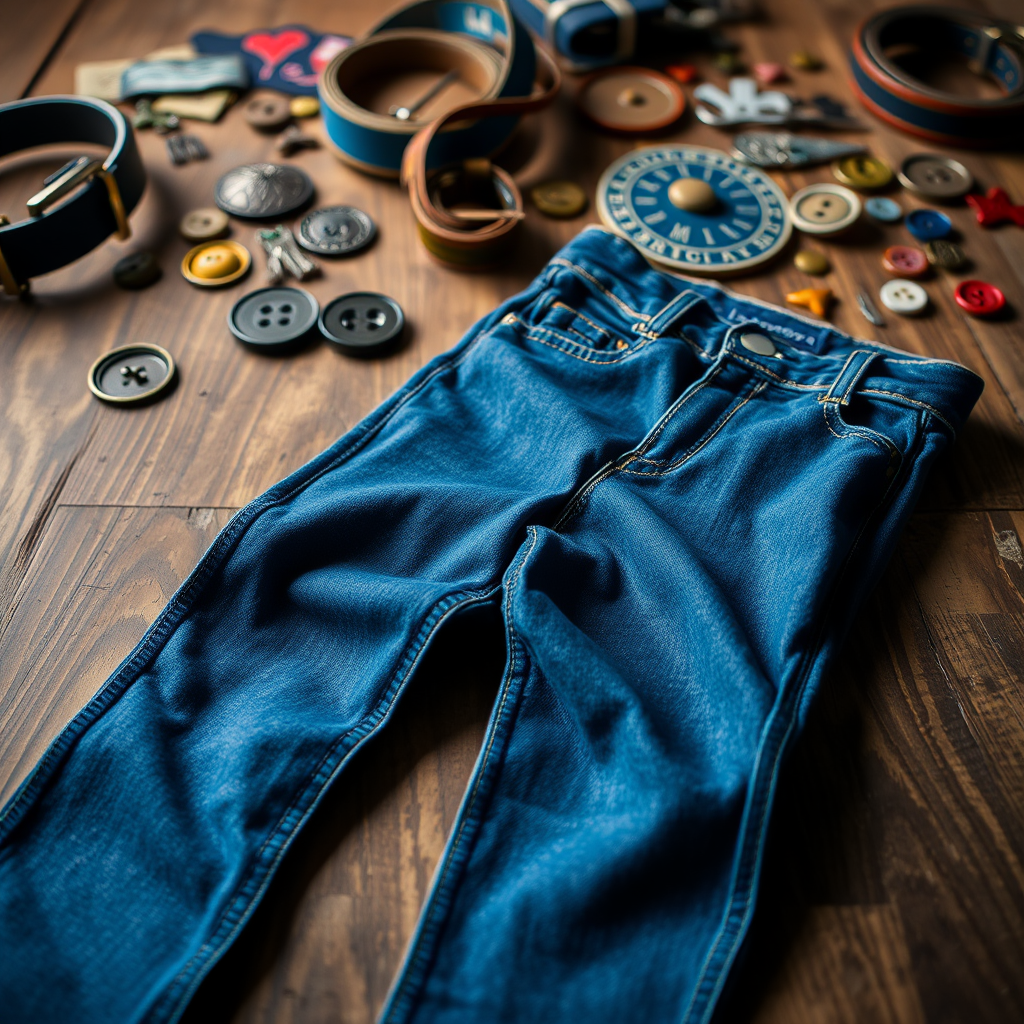 'Hilfiger Tommy' which is a sub-description of the title 'Top 10 Blue Jeans for 2023'