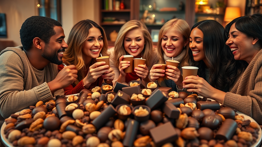 'Choco Delight' which is a sub-description of the title 'Top 10 Nutty Treats for Chocolate Lovers in 2023'