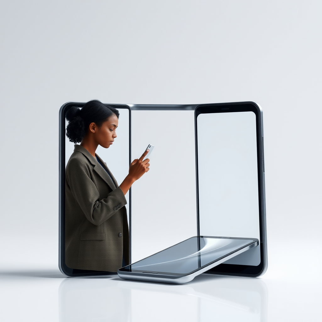 'Huawei Mate X2' which is a sub-description of the title 'Best Foldable Smartphones for 2023'