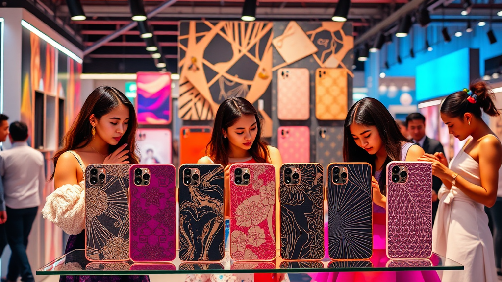 'Chic Selections' which is a sub-description of the title 'Discover the Ultimate Phone Backcover'