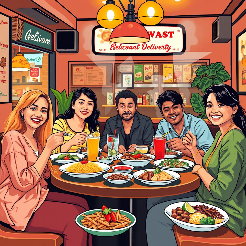 'Choose your favorite restaurants to savor delicious meals and experience quick deliveries backed by exceptional service every time.' which is a sub-description of the title 'Discover Swiggy: Your Ultimate Food Delivery Partner'