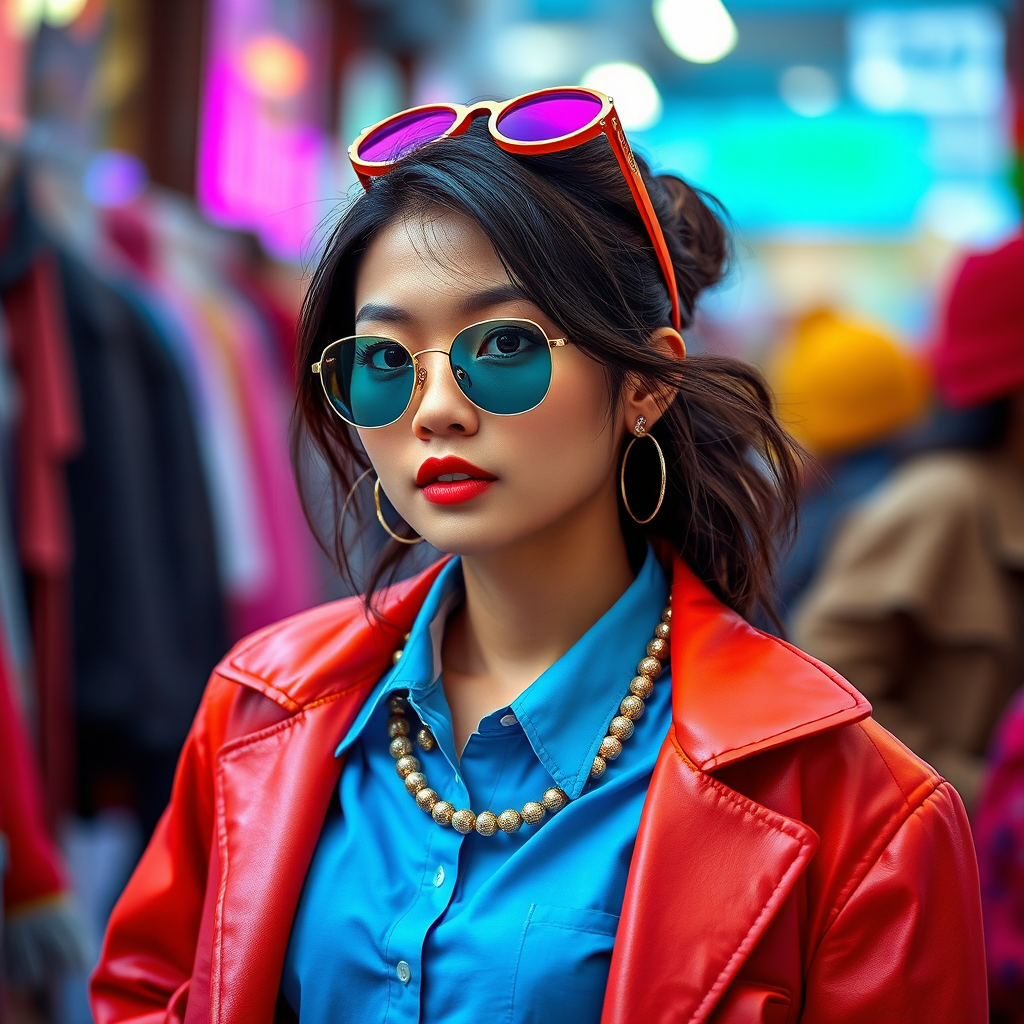 'Sophia , 27 , Asian , Female' which is a sub-description of the title 'Discover the Ultimate Phone Backcover'