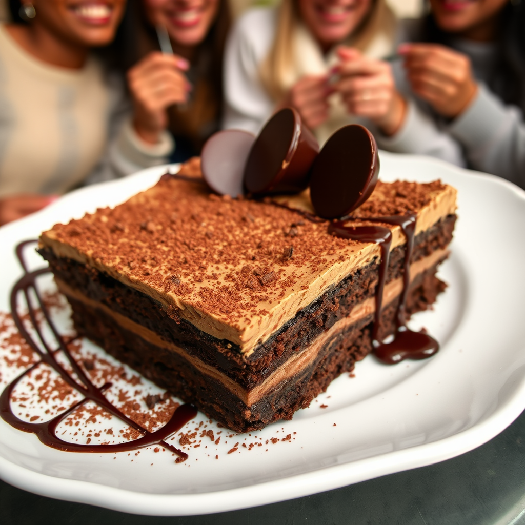 'Delicious mocha brownie dessert treat' which is a sub-description of the title 'Best Brownies to Indulge in 2023'