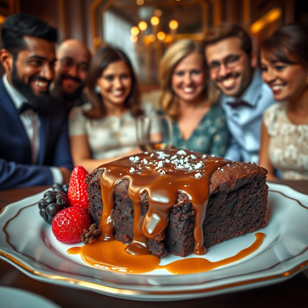 'Decadent Fudge Brownie Delight' which is a sub-description of the title 'Best Brownies to Indulge in 2023'