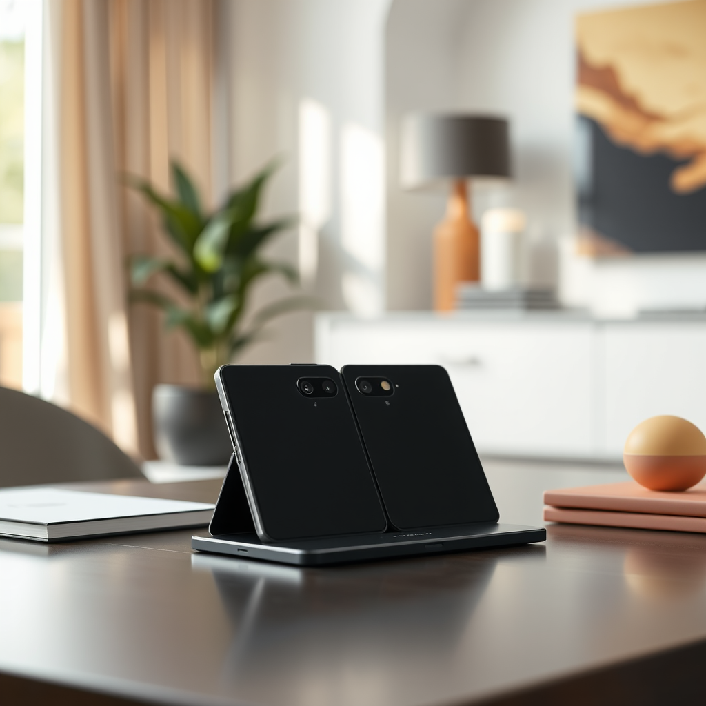 'Huawei Mate X2 model' which is a sub-description of the title 'Top 10 Foldable Smartphones for 2023'