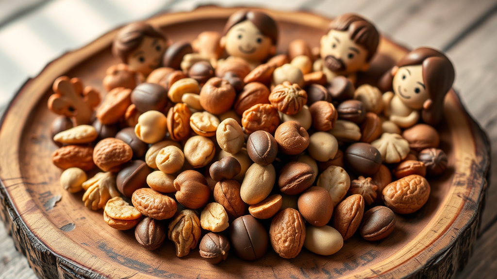 'Choco Nut Blend' which is a sub-description of the title 'Top 10 Nutty Treats for Chocolate Lovers in 2023'