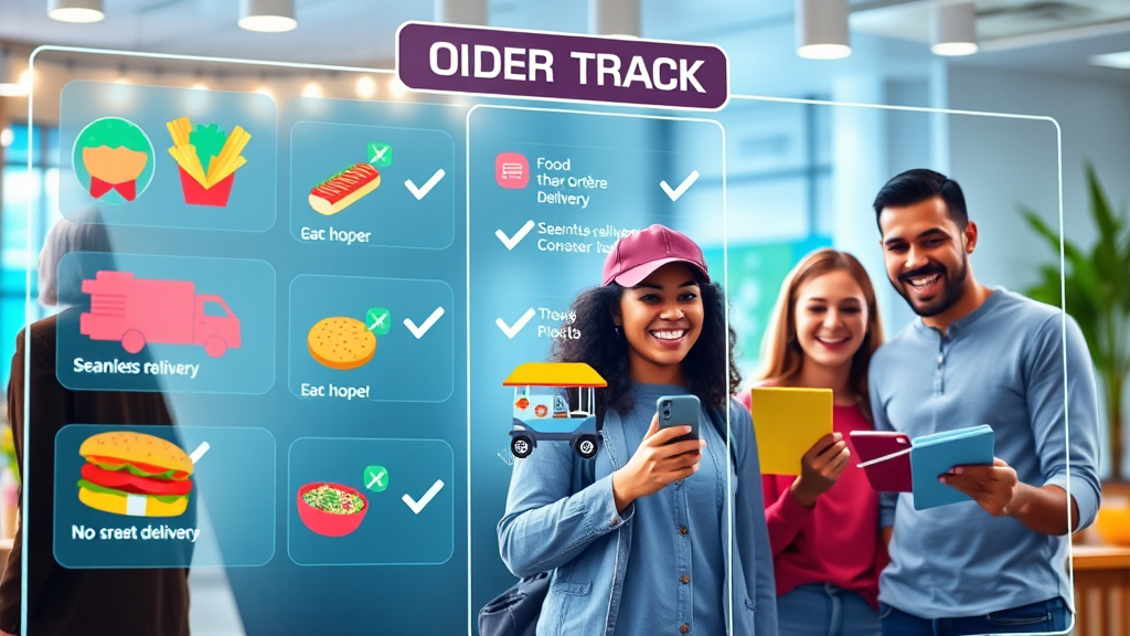 'Order Monitoring in Real-Time Updates' which is a sub-description of the title 'Discover Swiggy: Your Ultimate Food Delivery Partner'