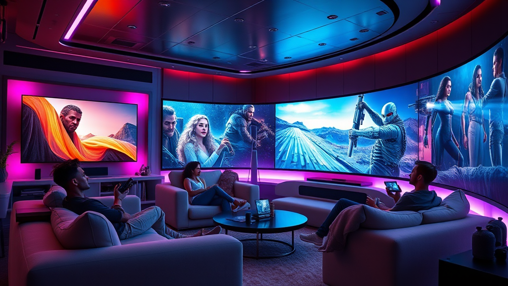 'Home Entertainment is Evolving.' which is a sub-description of the title 'WARNING: The Home Entertainment Industry Will Be Unrecognizable by 2025'