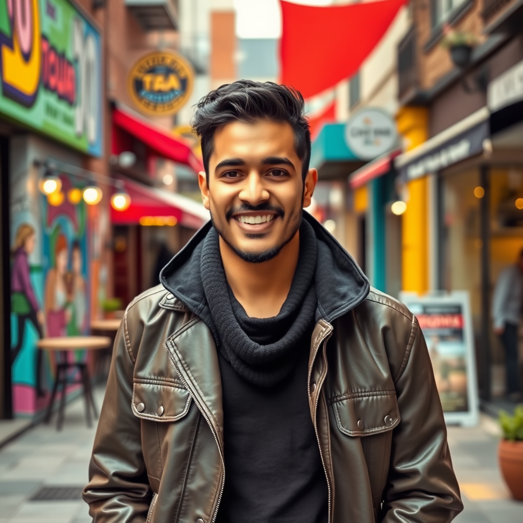 'Micheal , 34 , Hispanic , Male' which is a sub-description of the title 'Discover the Ultimate Phone Backcover'