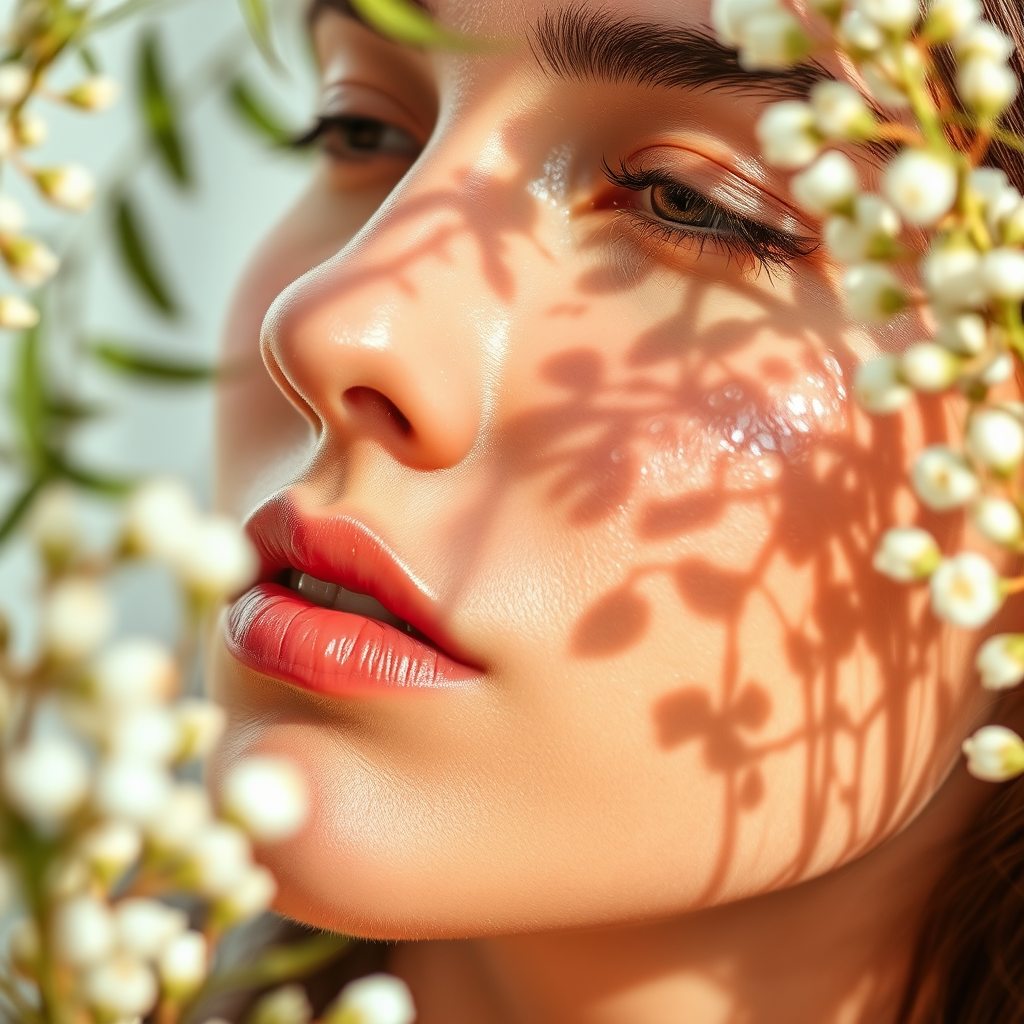 'Enriched with natural components that hydrate and calm for glowing skin.' which is a sub-description of the title 'Unlock Your Glow with Nykaa Skin Secrets!'